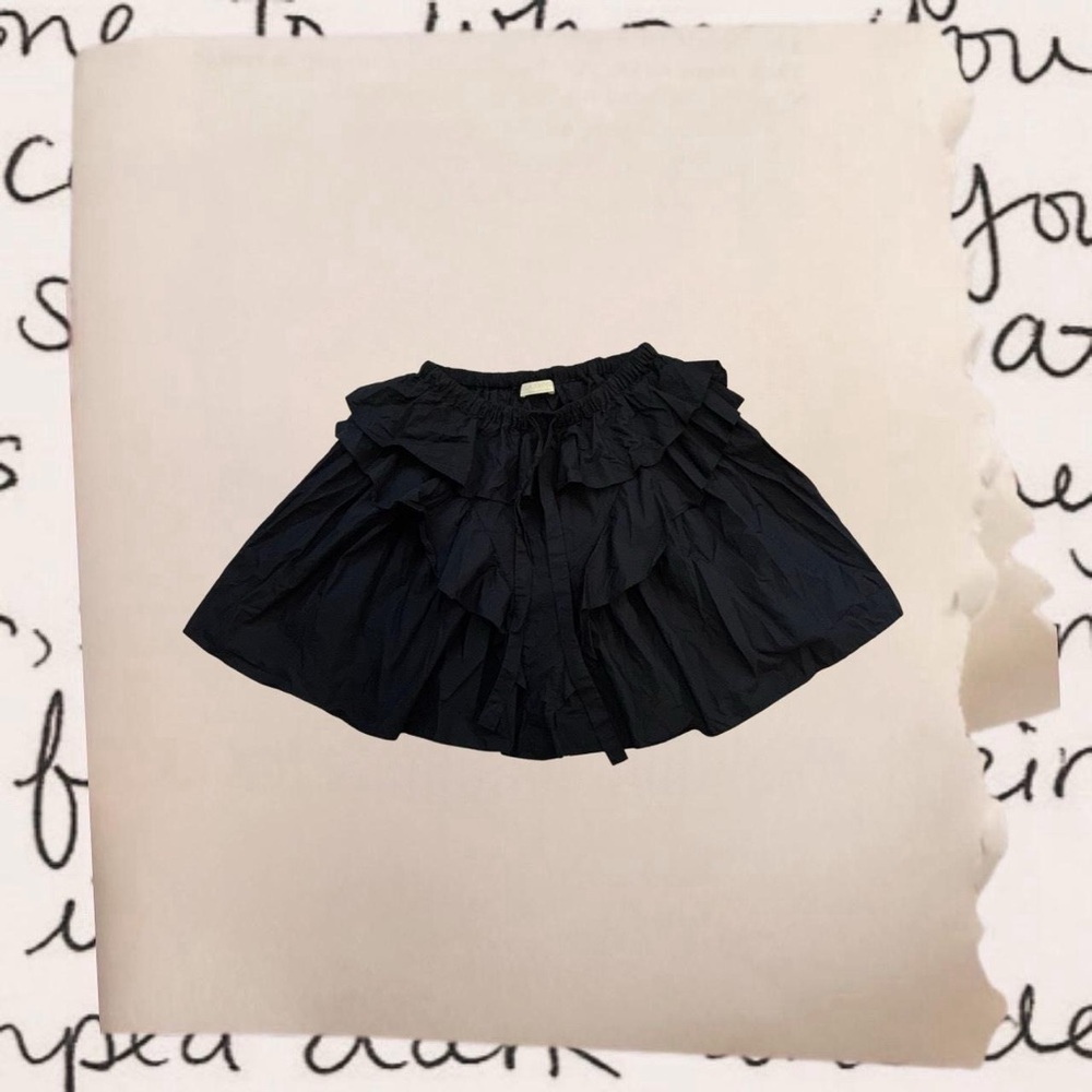 bow accent layered ruffle skirt (including tank top)